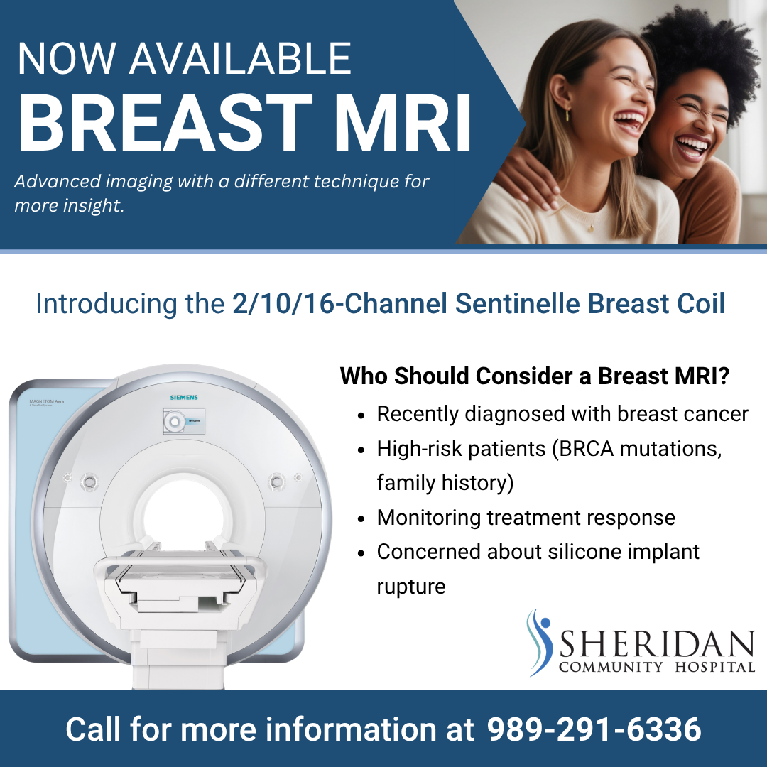 Sheridan Community Hospital Facebook ad from May 6, 2026