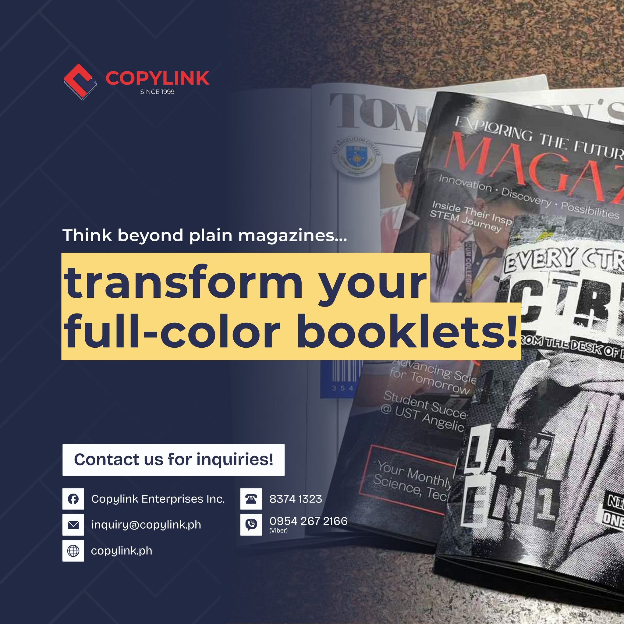 Copylink Enterprises Inc. - Copiers & Print Services Facebook ad