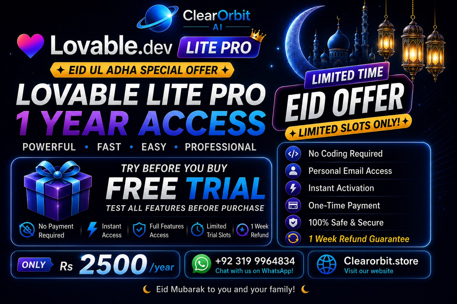 ClearOrbit Facebook ad: Build AI Apps Faster