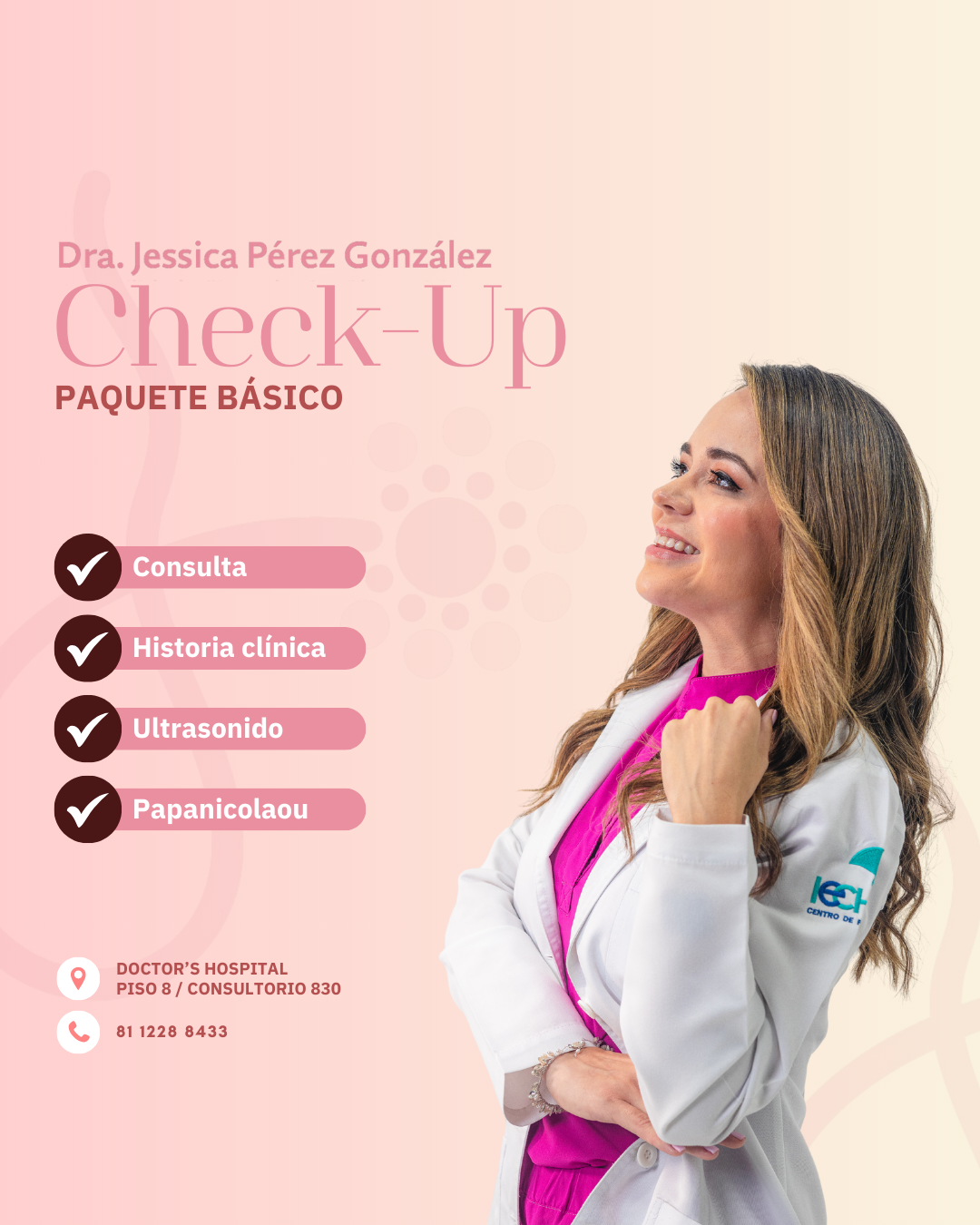 Dra Jessica Perez - Ginecologa especialista en fertilidad Facebook ad: Agenda tu cita aquí