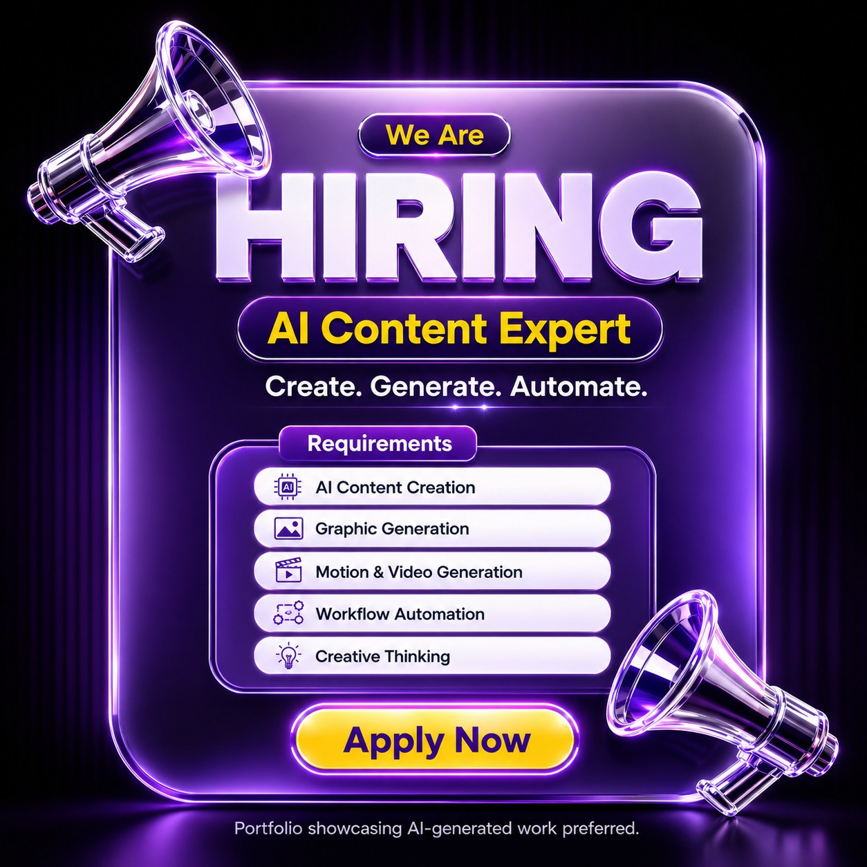 πeπeπhπrπ¨ Facebook ad: Weβre Hiring: AI Content Expert