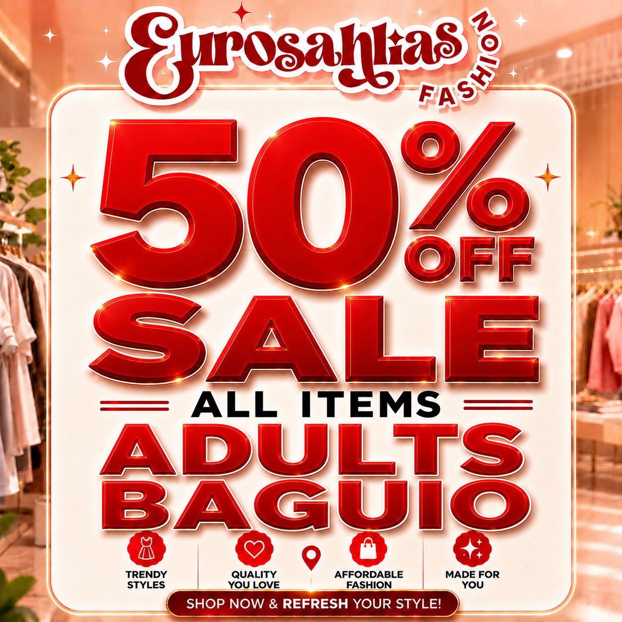 Eurosahlias Fashion - Rosalyn Magbanua Saura Facebook ad