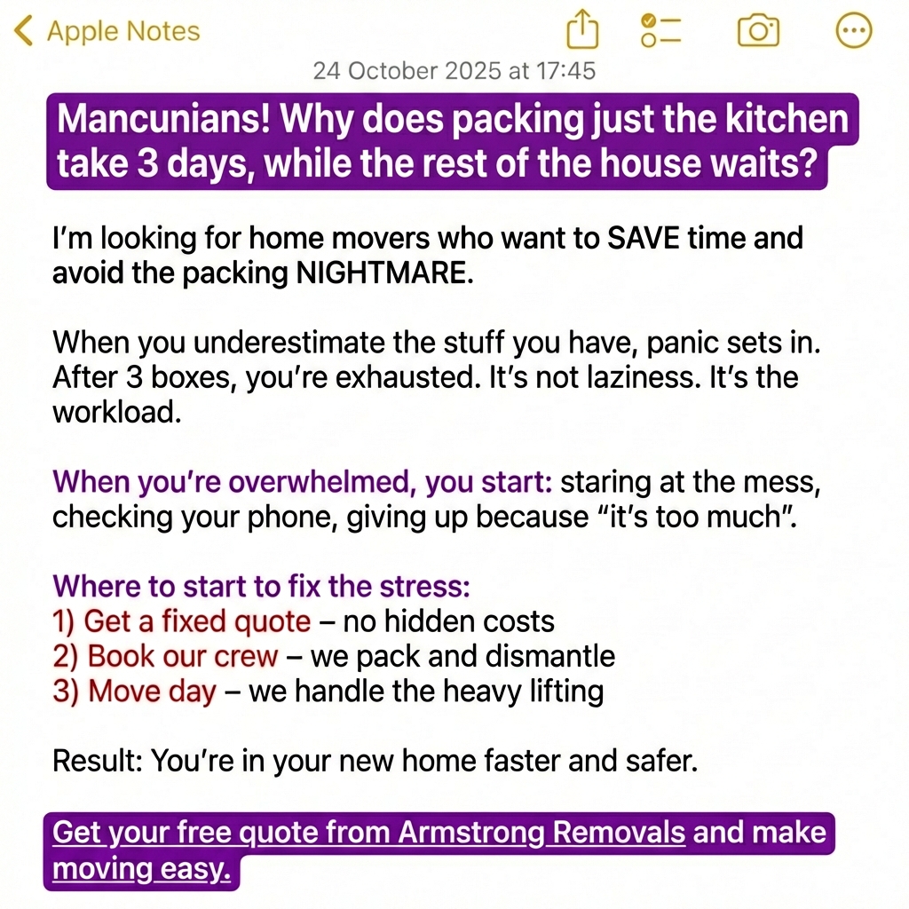 UK Removals Service - Man & Van Facebook ad: Local Cardiff Removal Service