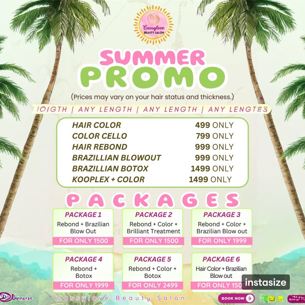 Cassylove Beauty Salon Facebook ad