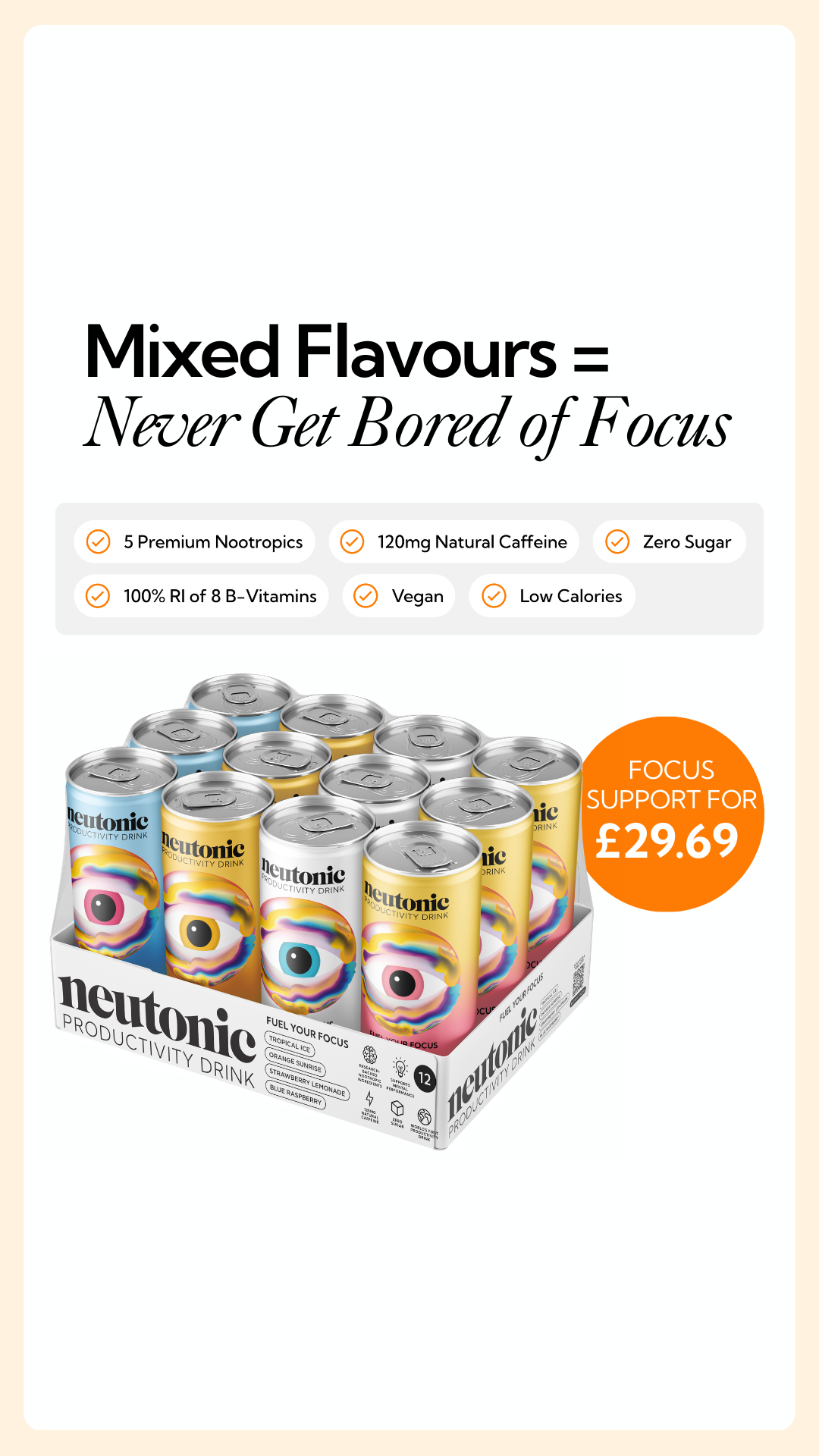 Neutonic Facebook ad