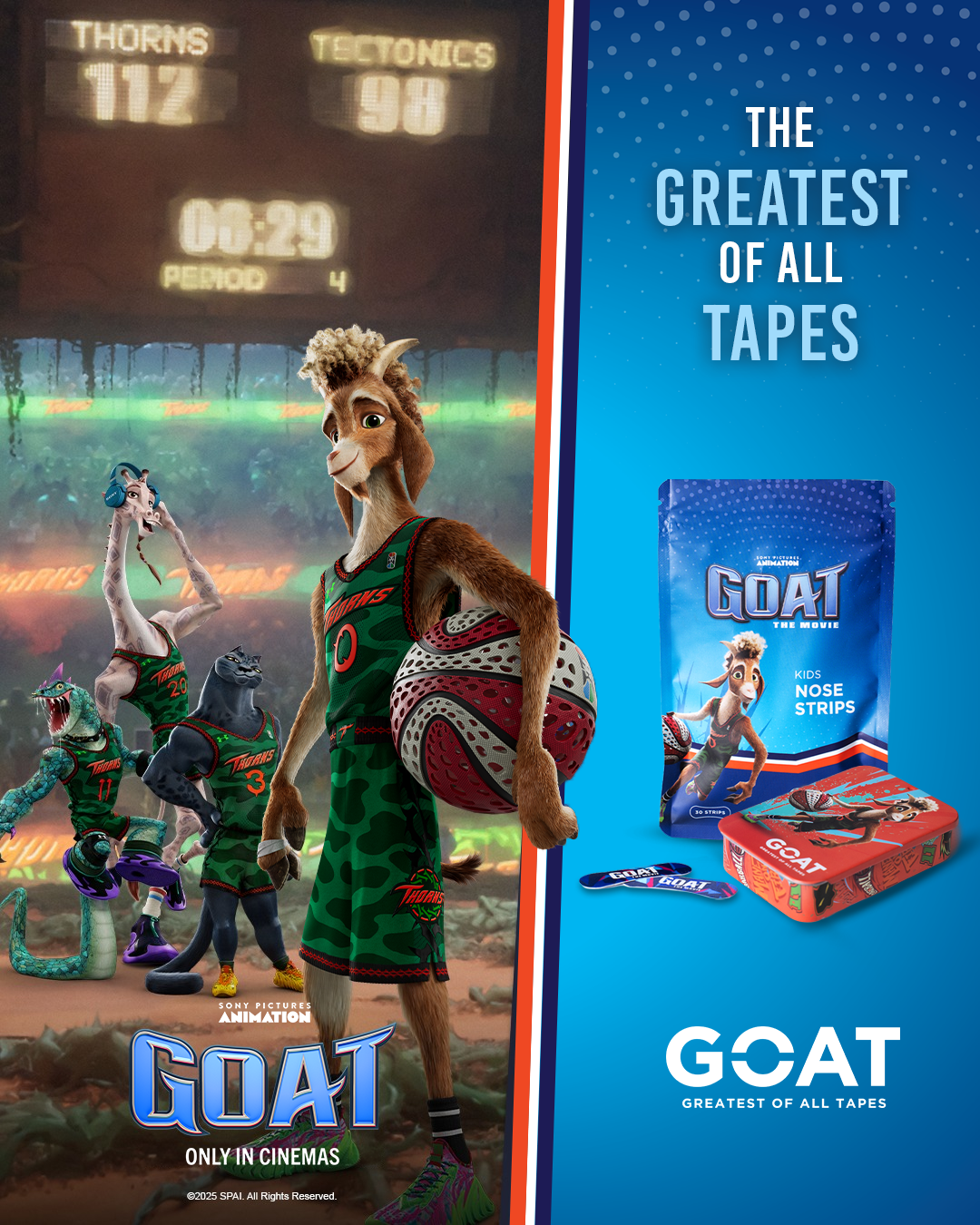The GOAT  Facebook ad