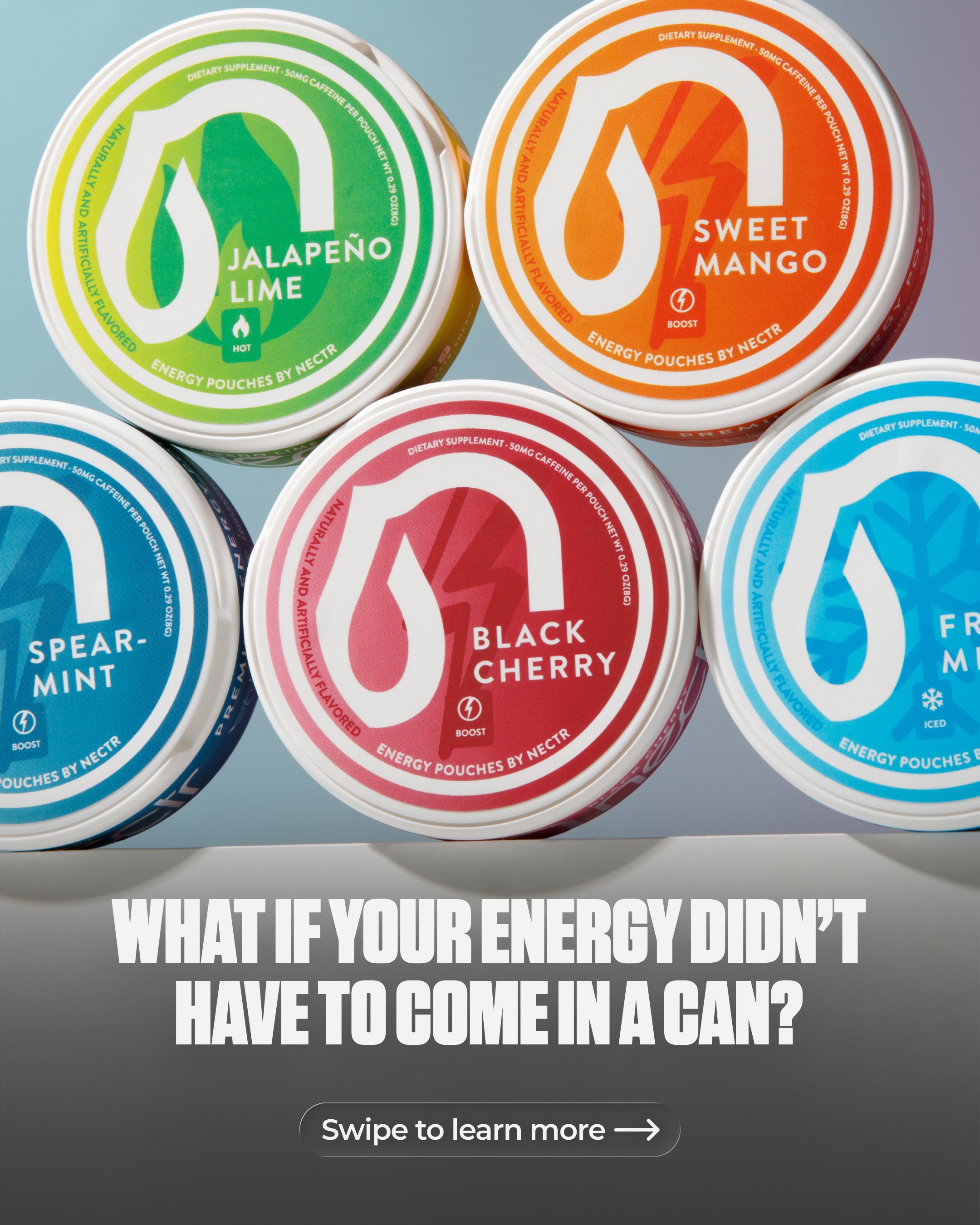 nectr_energy Facebook ad: Energy… but from a different type of can