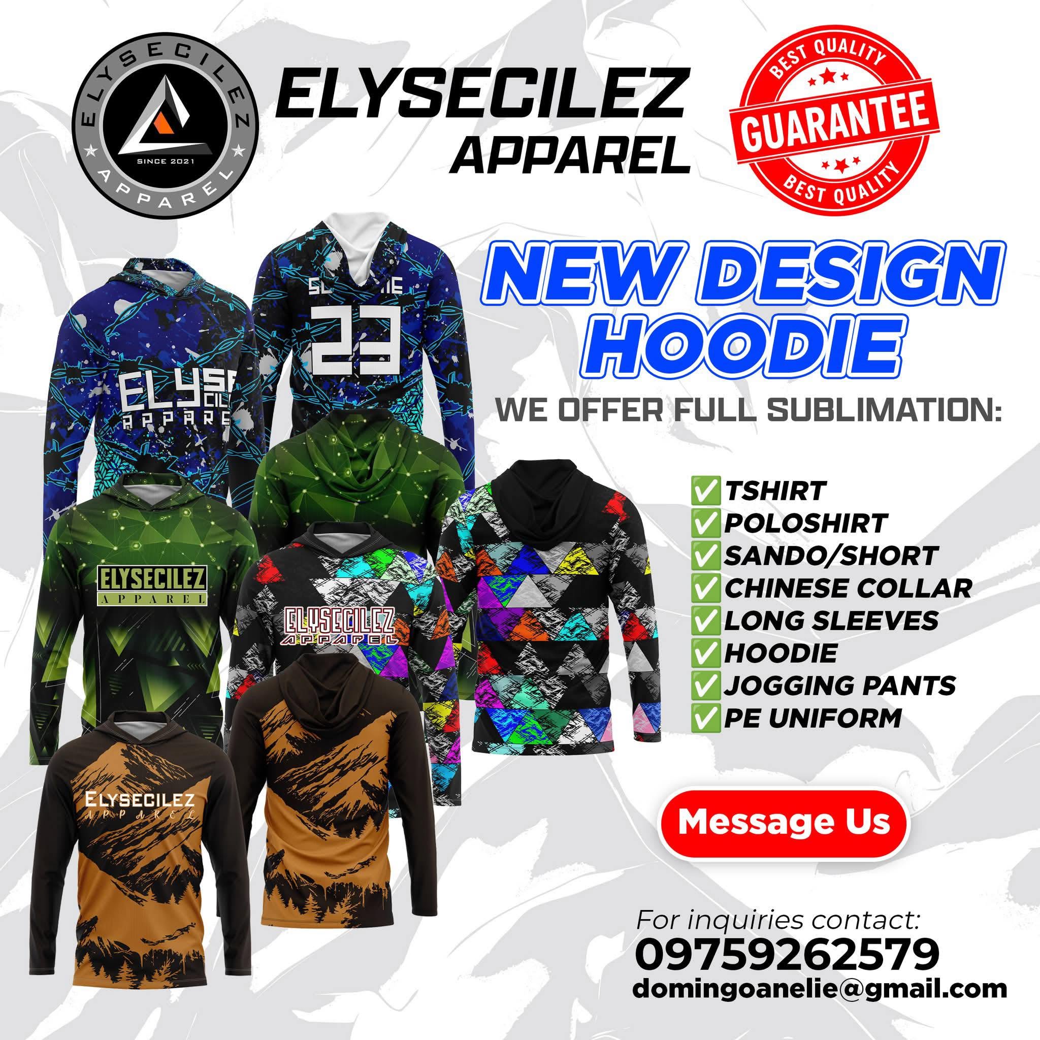 Elysecilez Apparel Tagum Facebook ad: Custom Full-Sublimation Apparel