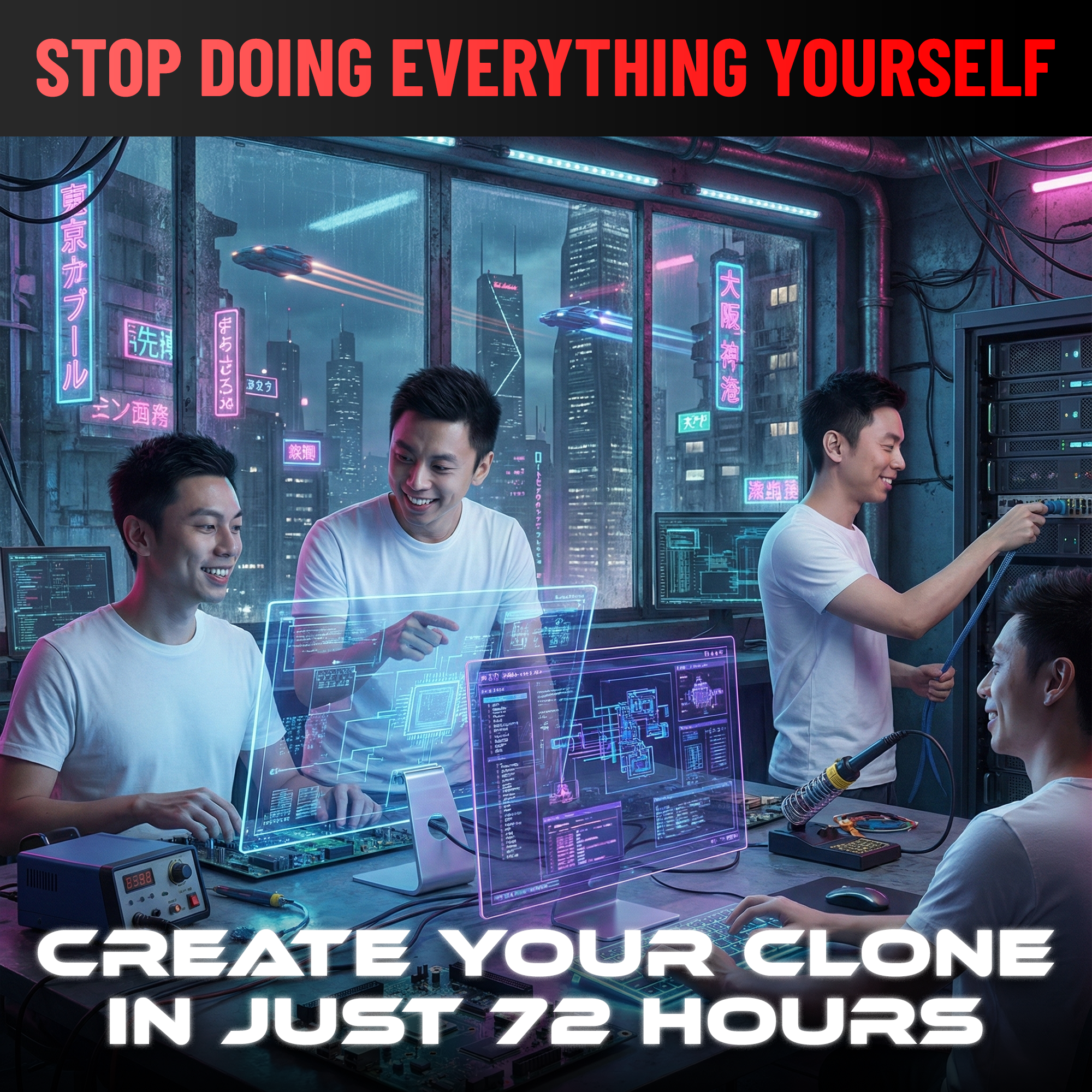 Peng Joon Facebook ad: Stop Playing the Solo Game. Learn How to Clone Yourself in…