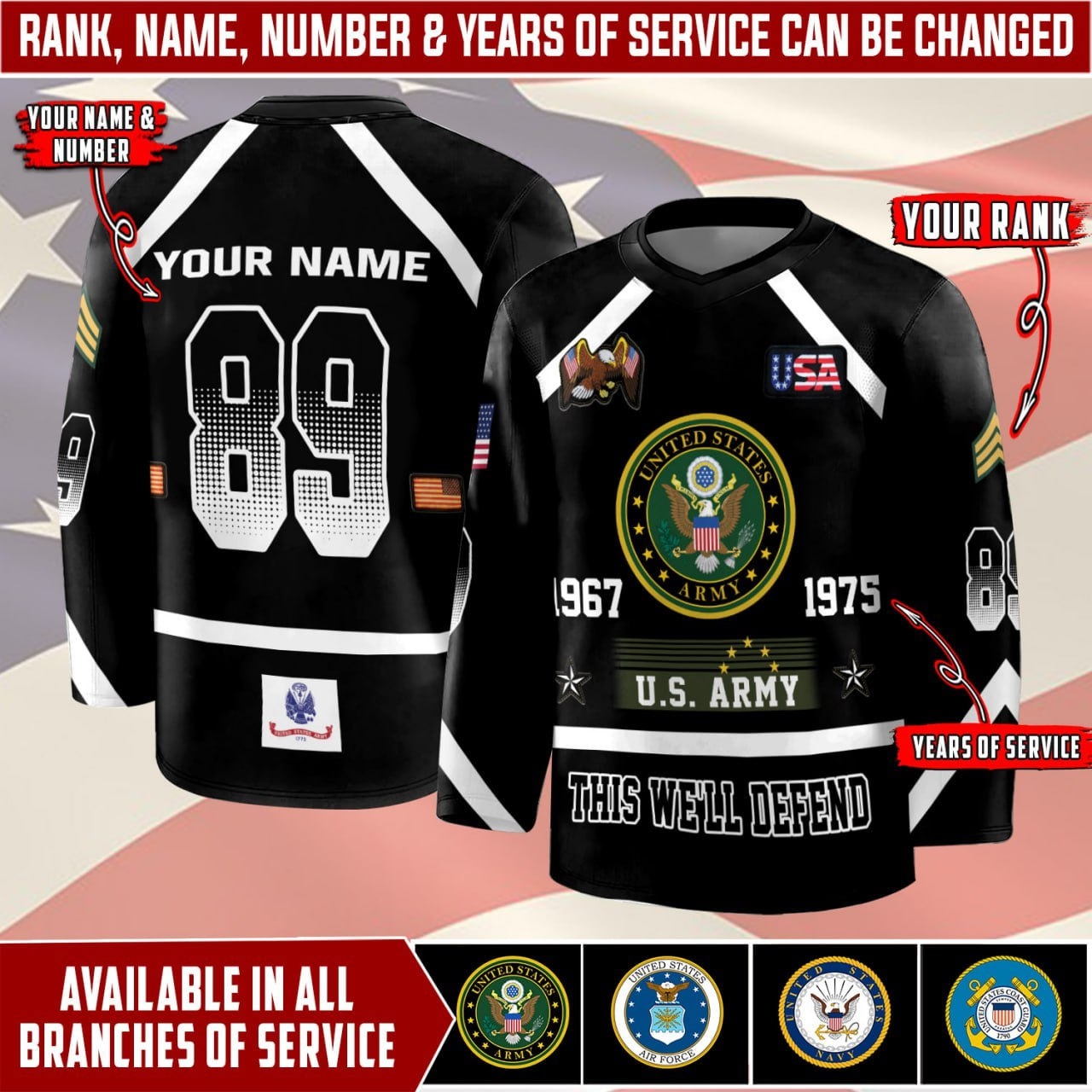 Patriot Honor Designs Facebook ad: For Those Who Served!