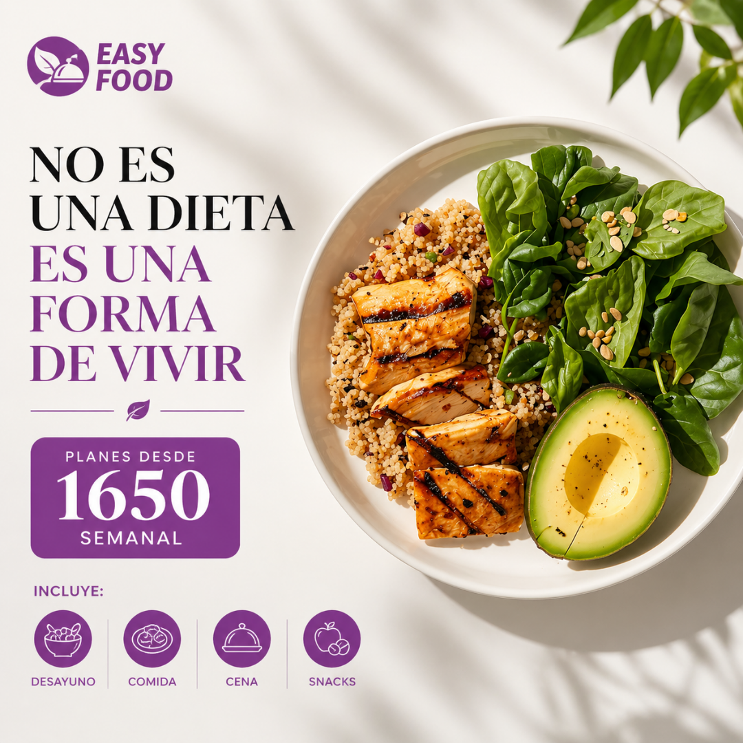 Easyfood Facebook ad: Nutrióloga + comidas