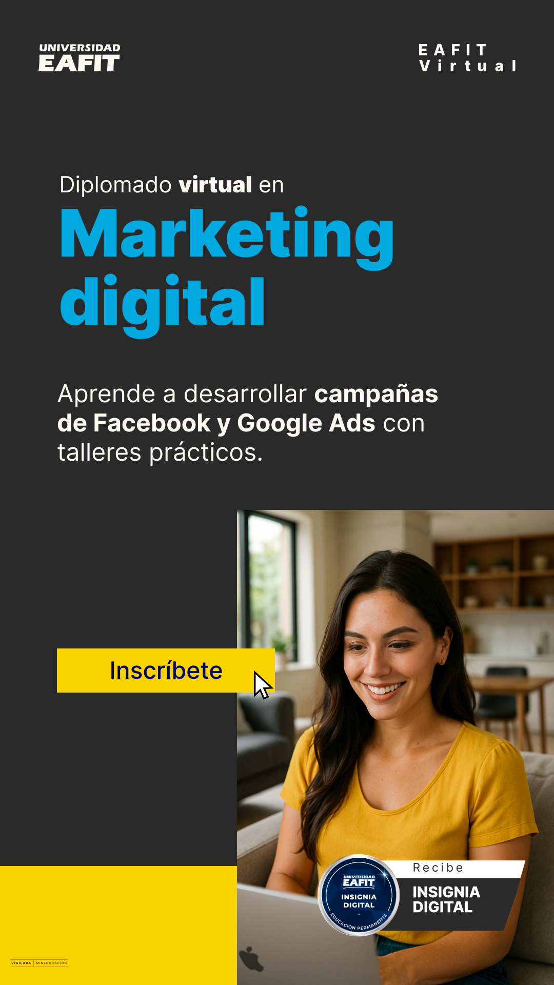 Educación Continua EAFIT Facebook ad