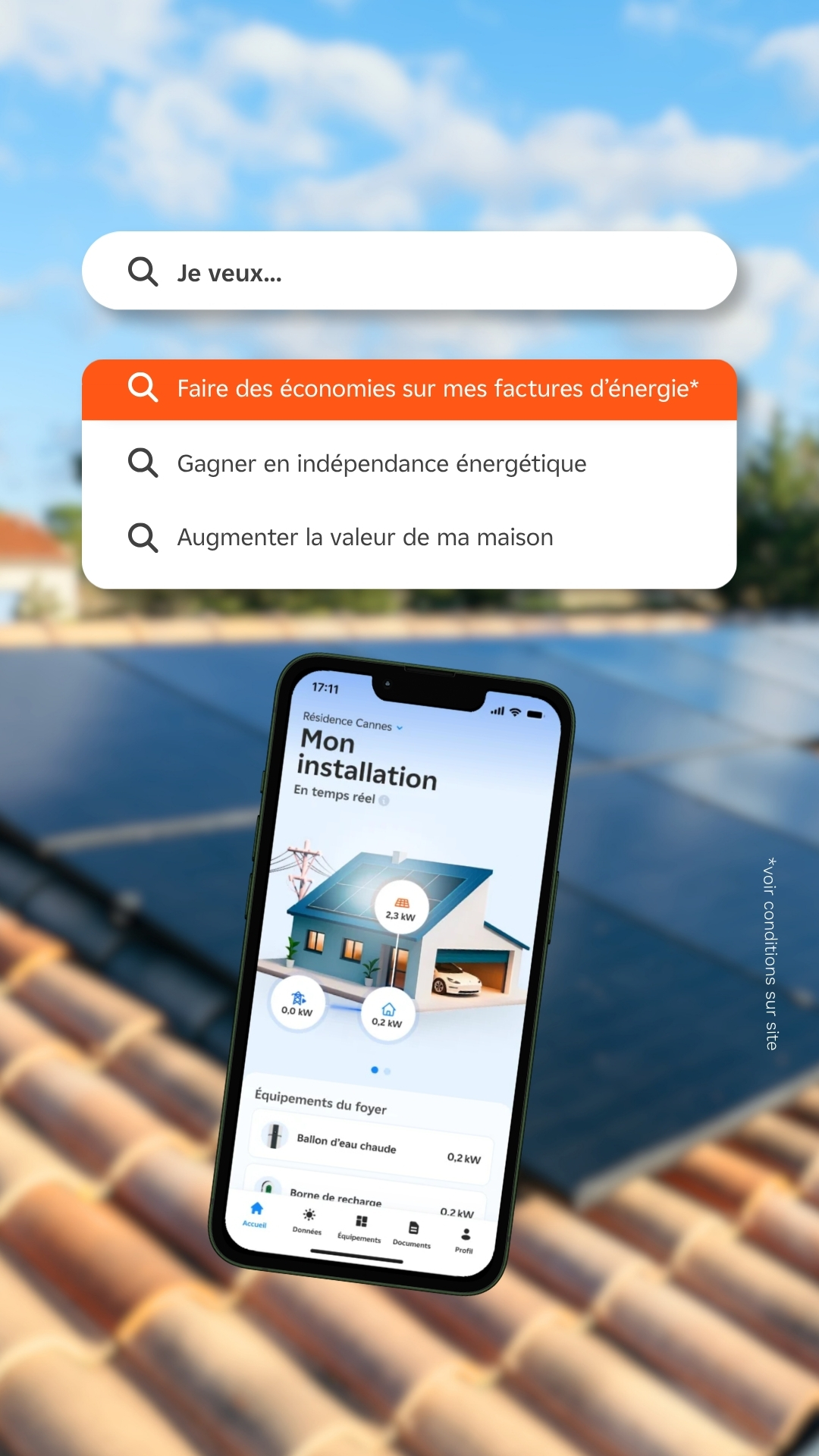 EDF solutions solaires Facebook ad