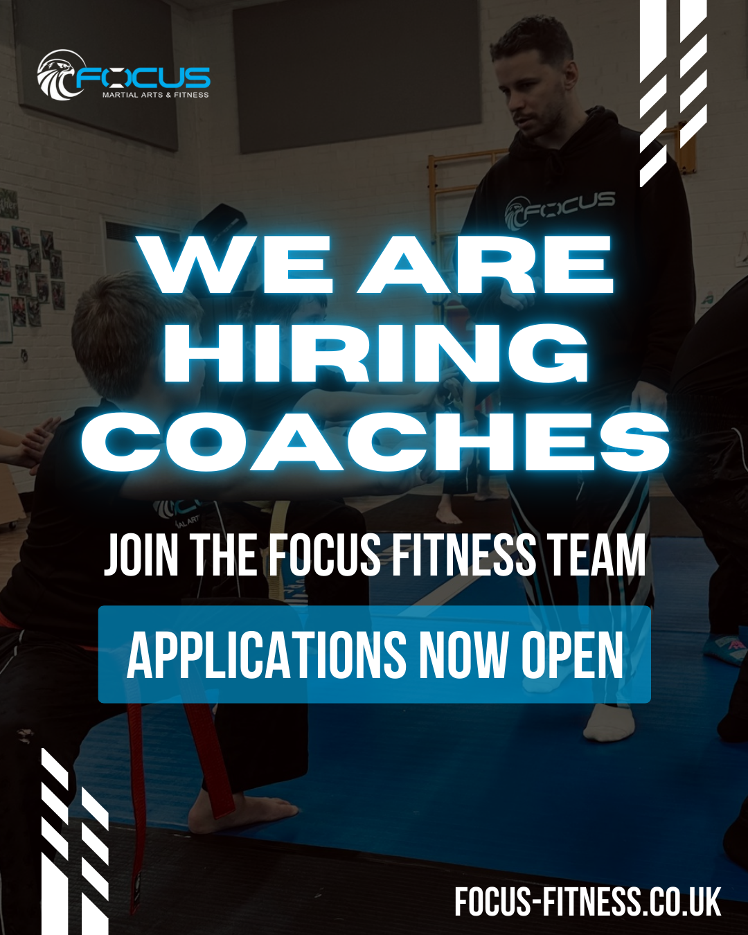Focus Martial Arts & Fitness Facebook ad: Join Our Coaching Team In Wokingham!