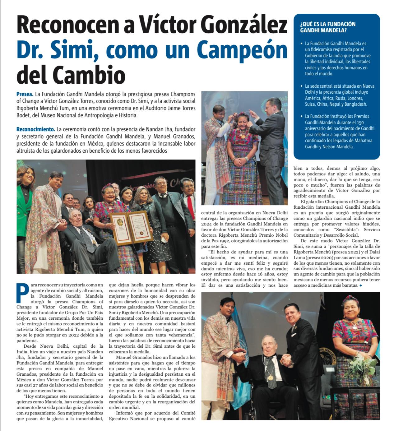 Víctor González Dr. Simi Facebook ad: Reconocen a Víctor González Dr.