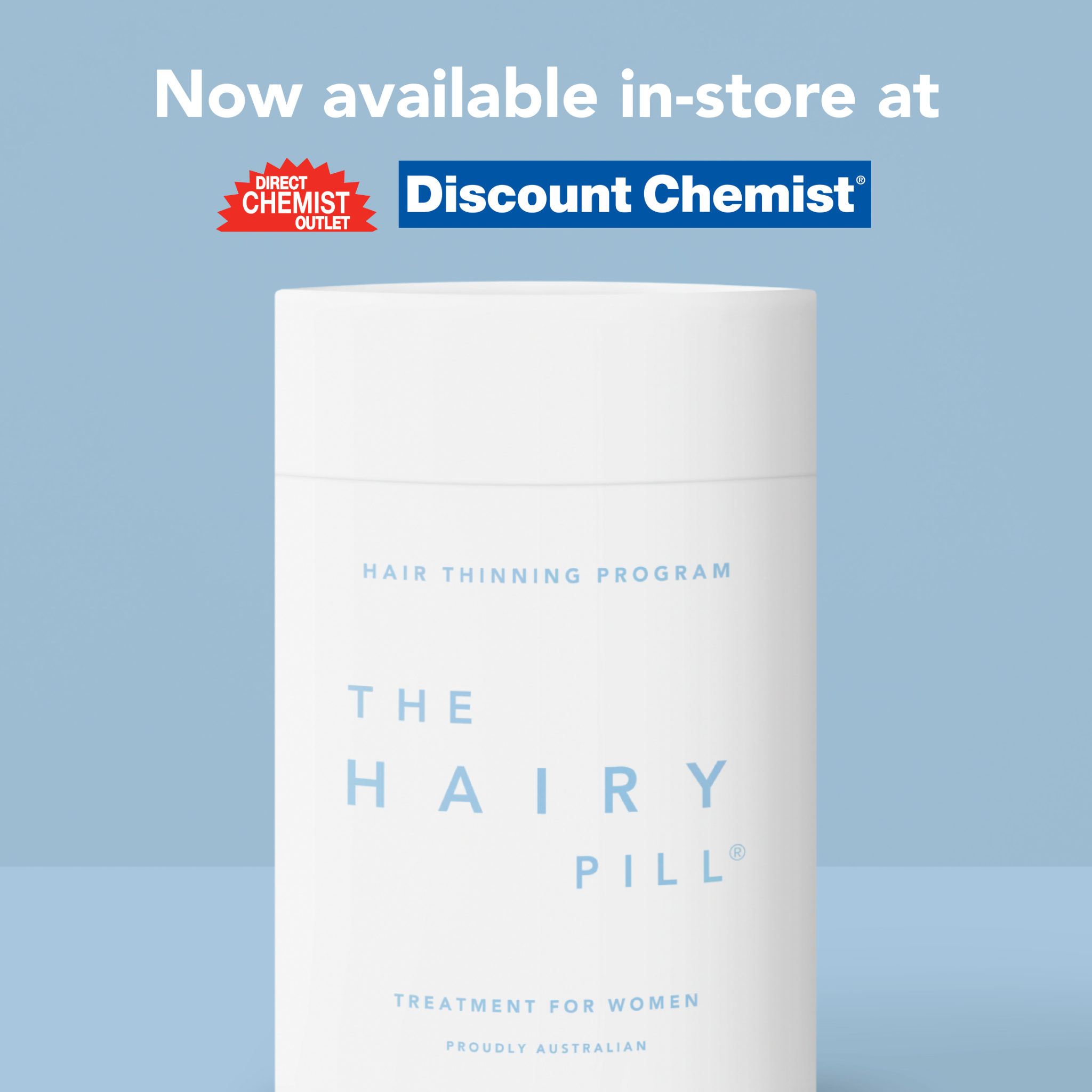The Hairy Pill Facebook ad