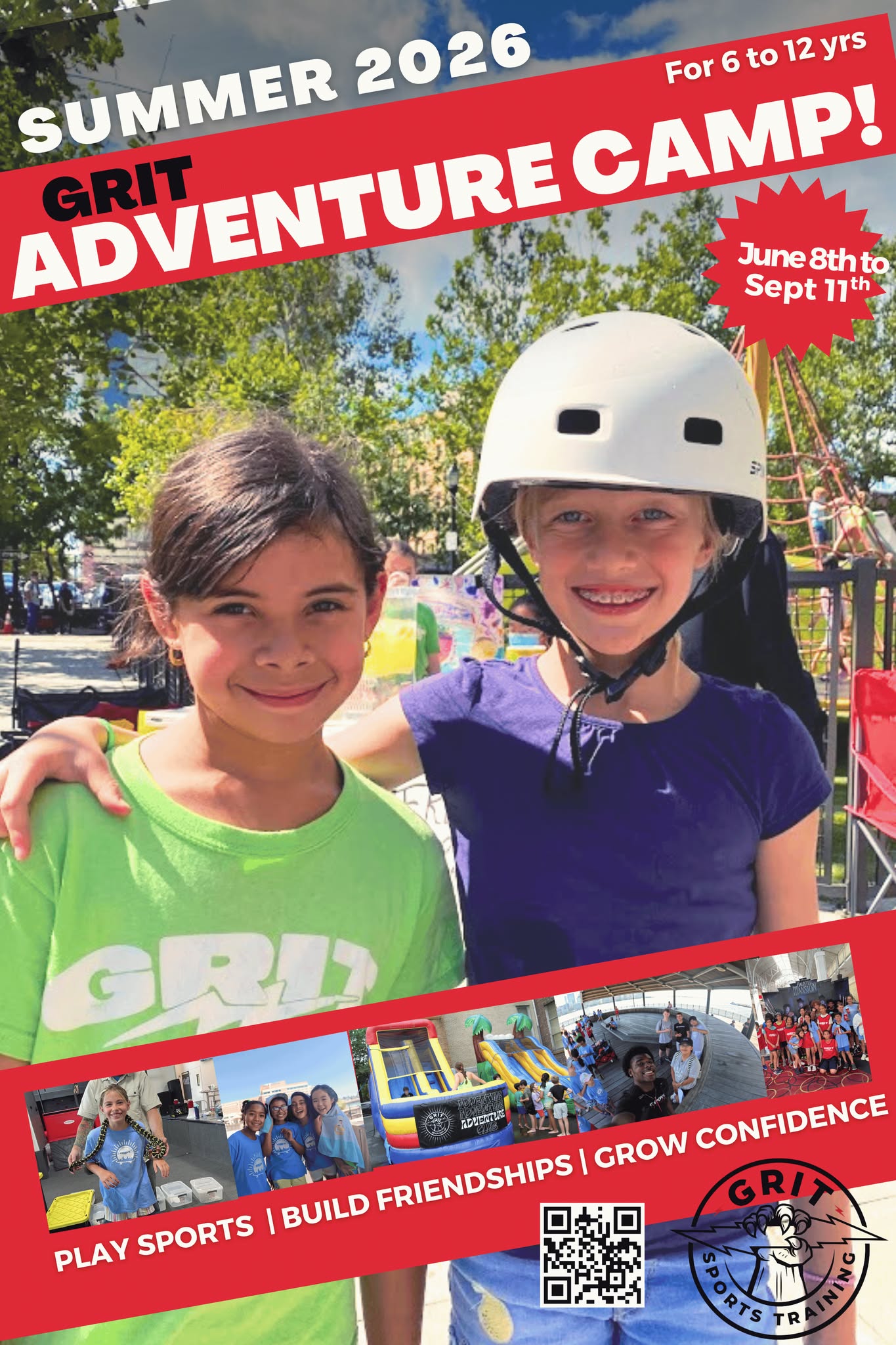 GRIT Sports Training Facebook ad: GRIT ADVENTURE CAMP