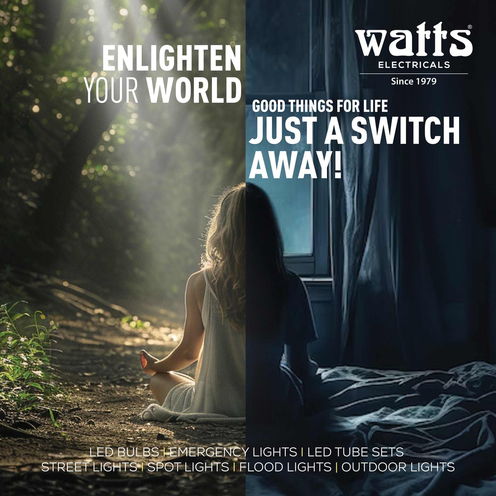 Watts Electronics Facebook ad: Step into a world where convenience and quality…