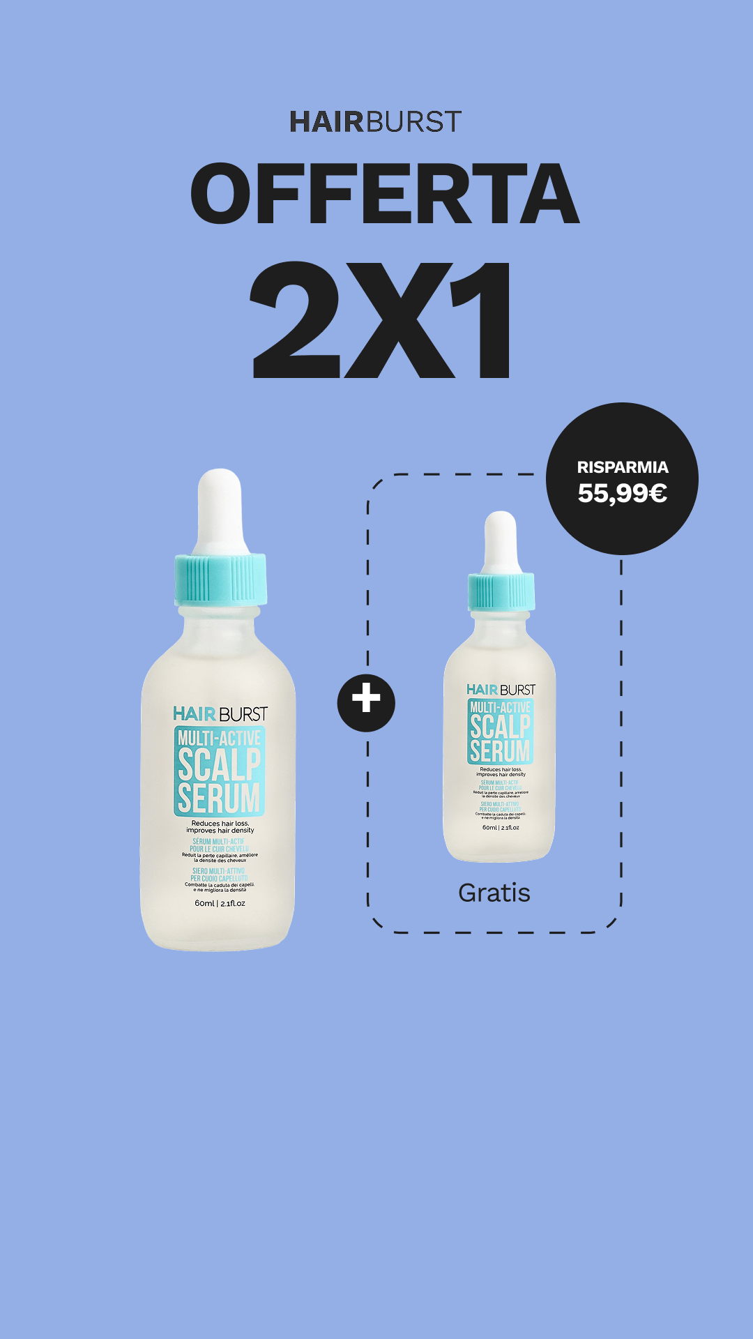 Hairburst Italia Facebook ad