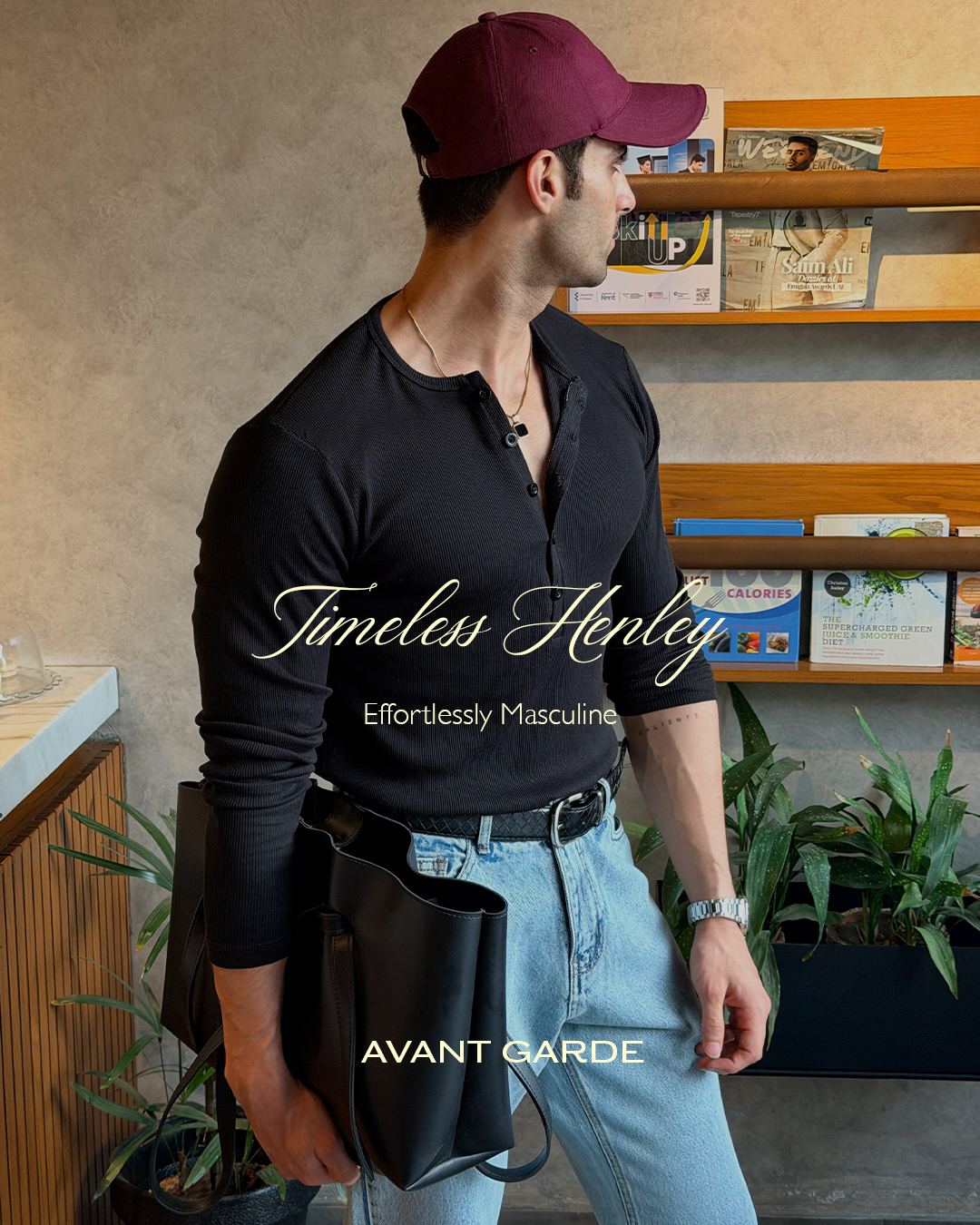 Avant Garde Facebook ad: Men's T-Shirts | Simple. Refined.