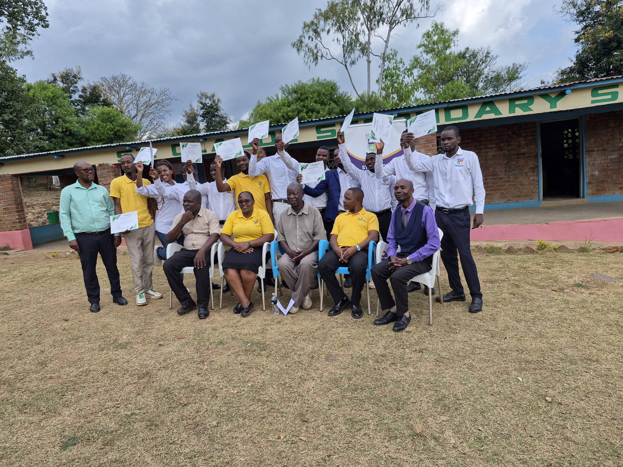 St Claude Secondary School Facebook ad: Graduation for St Claude teachers following 3 days…