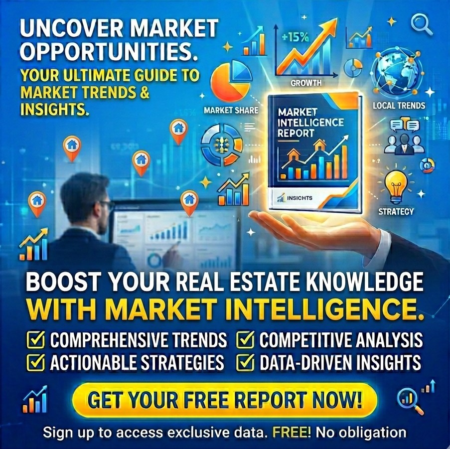The Preferred Homes Team Facebook ad: Market Intelligence Signup Form