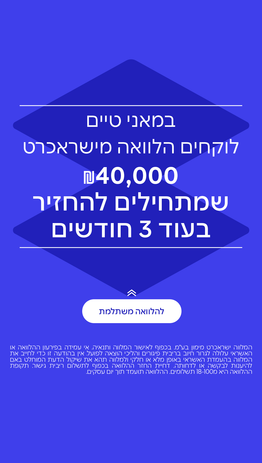 ישראכרט Isracard Facebook ad from Apr 12, 2026