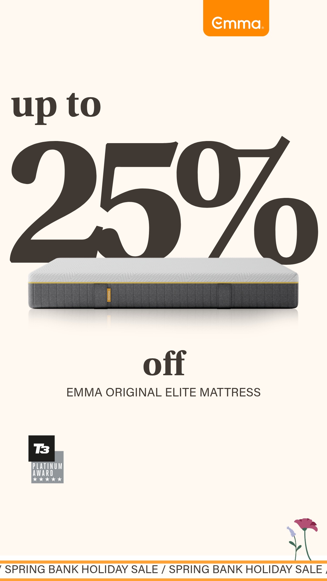 Emma Sleep UK Facebook ad