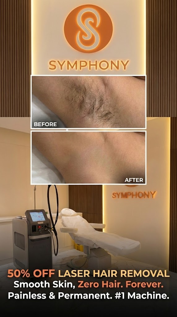 Symphony Clinic Dubai Facebook ad from Apr 6, 2026