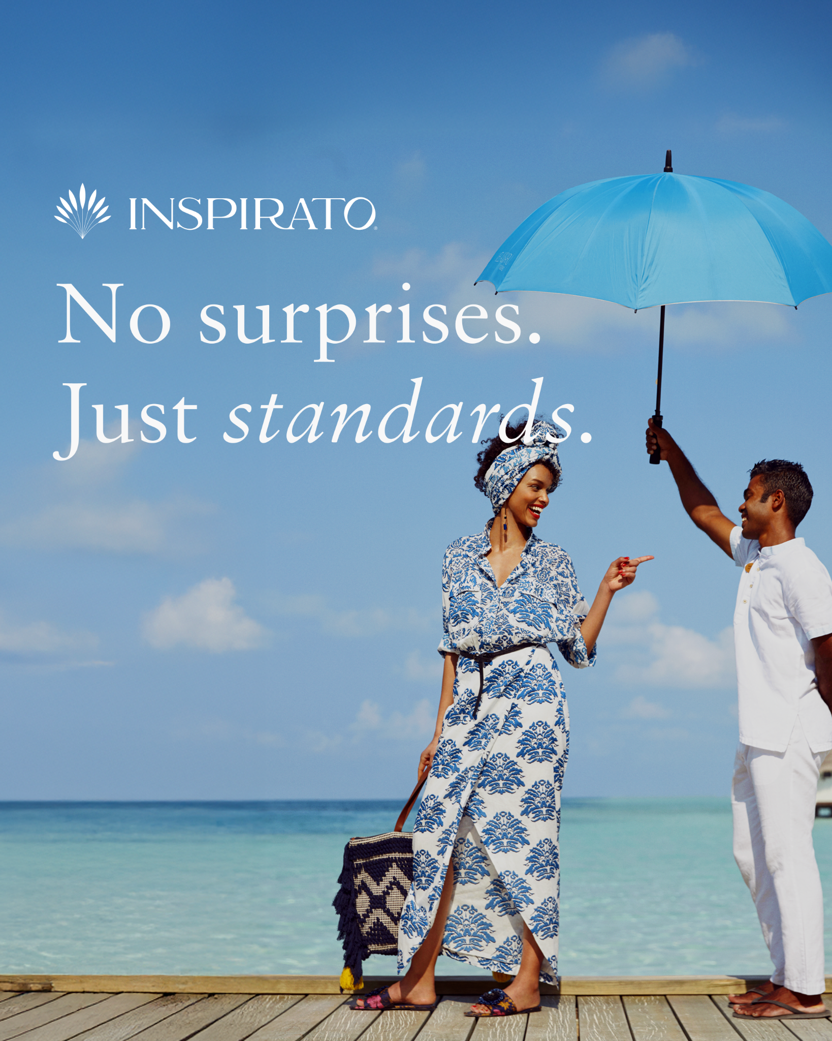 Inspirato Facebook ad: Travel Without the Tradeoffs