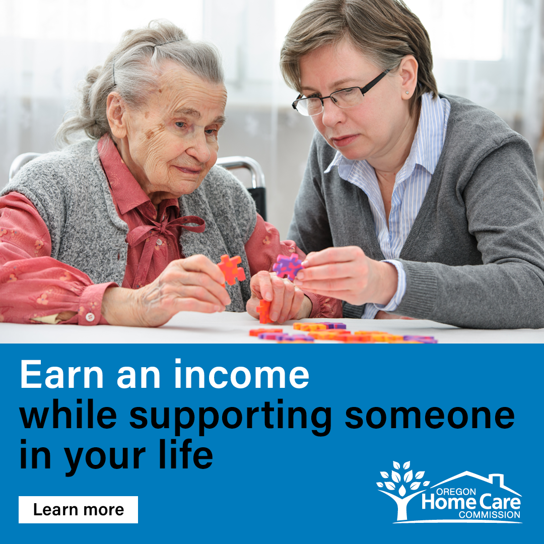 Oregon Home Care Commission Facebook ad