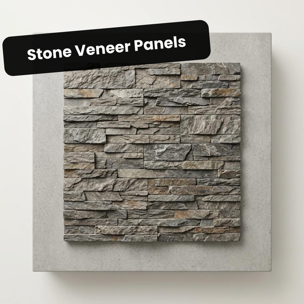 SearchConnect Insight Facebook ad: Stone Veneer Panels.
