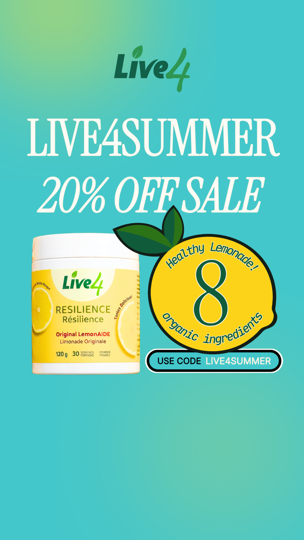 Live4 Wellness Facebook ad