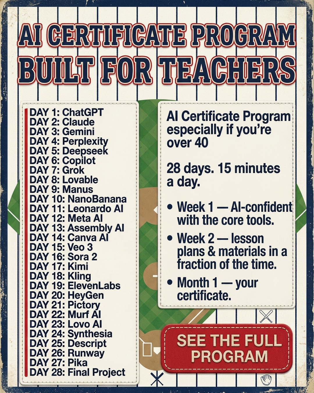 AI Weekly Facebook ad