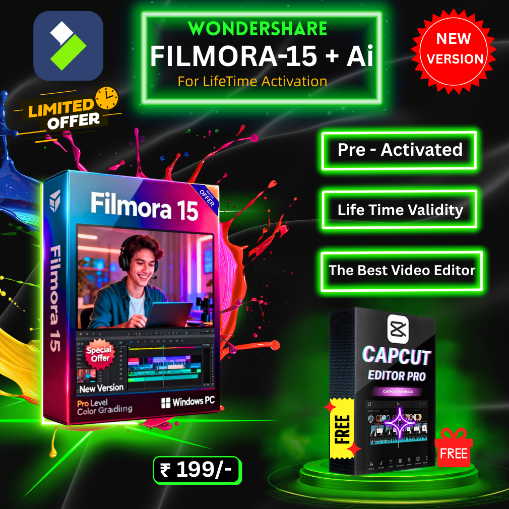 adsticmise Facebook ad: 4.8★ Rated Video Editor | Filmora 15