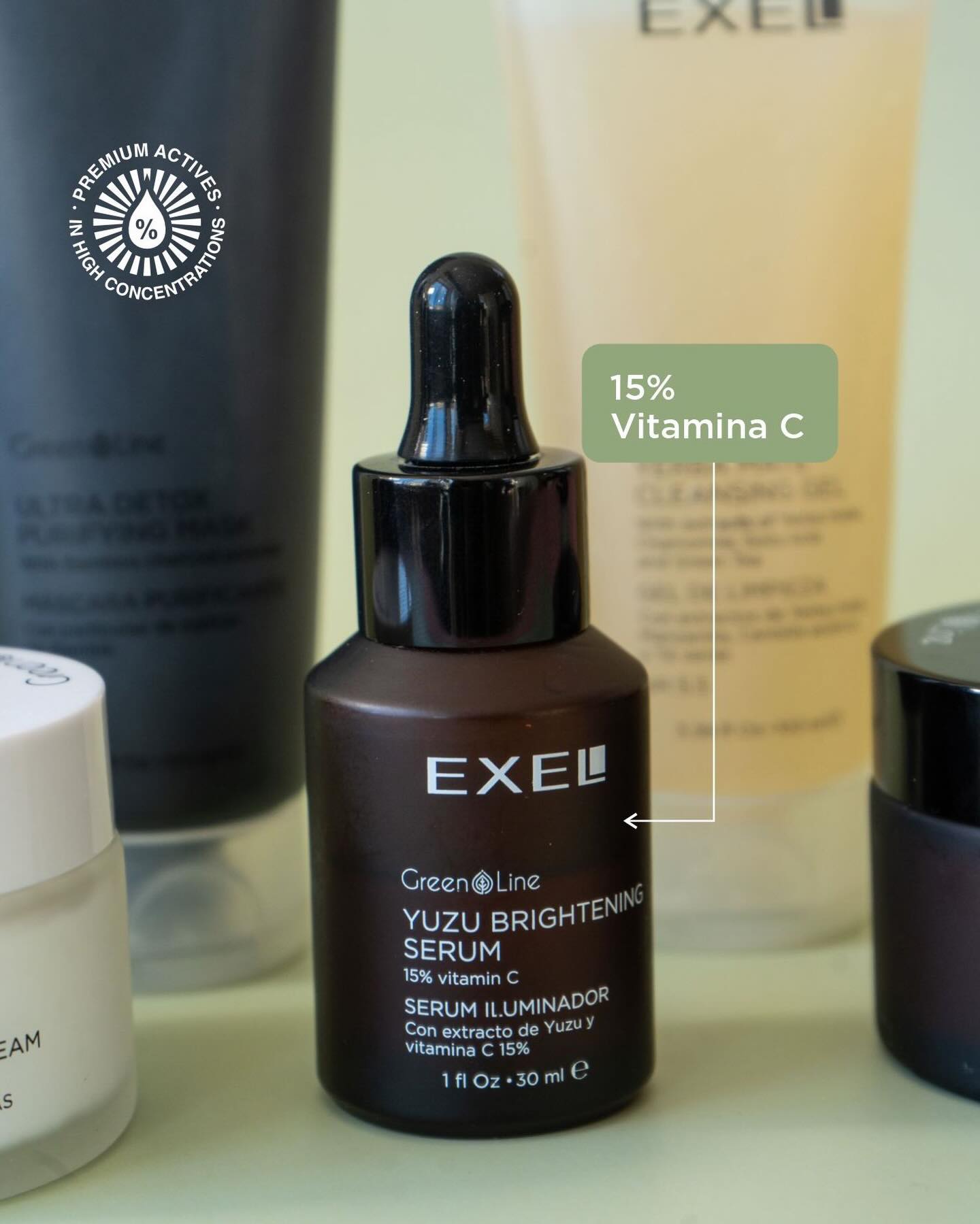 Exel Green Line Facebook ad