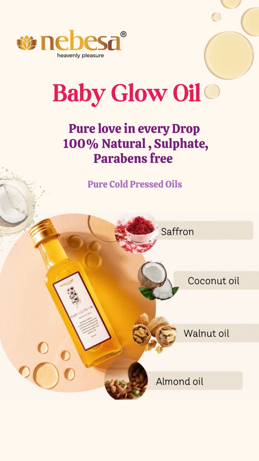 Nebesa Organic Skincare Facebook ad