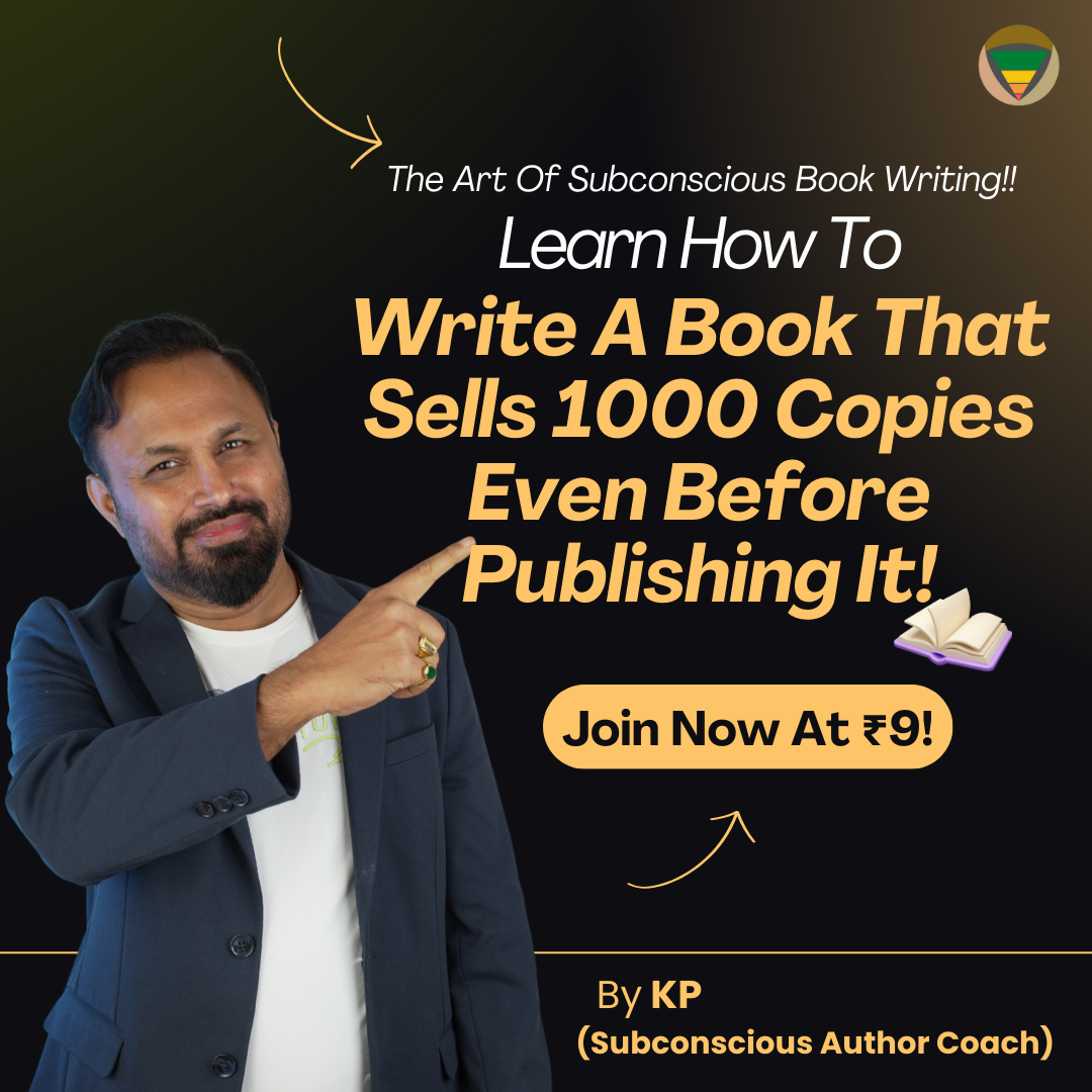 Author Coach KP Facebook ad: Learn the art of Subconscious Writing