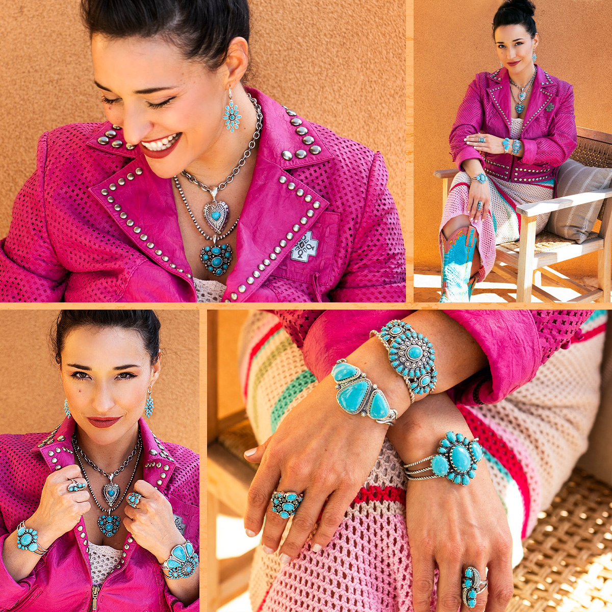 American West Jewelry by Carolyn Pollack Facebook ad: Genuine Turquoise Jewelry