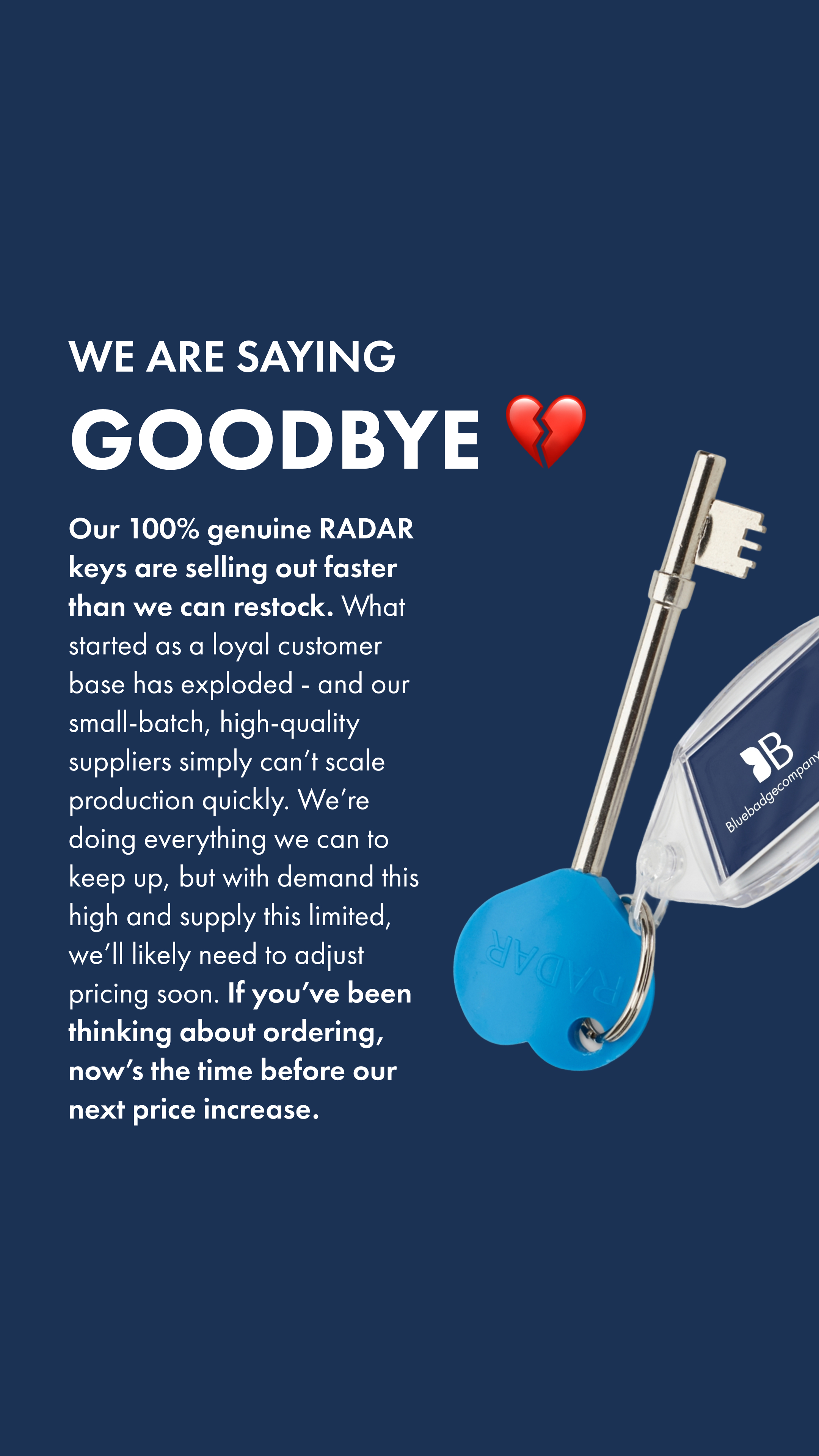 Blue Badge Co Facebook ad