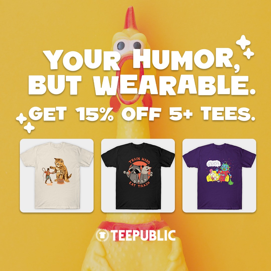 TeePublic.com Facebook ad