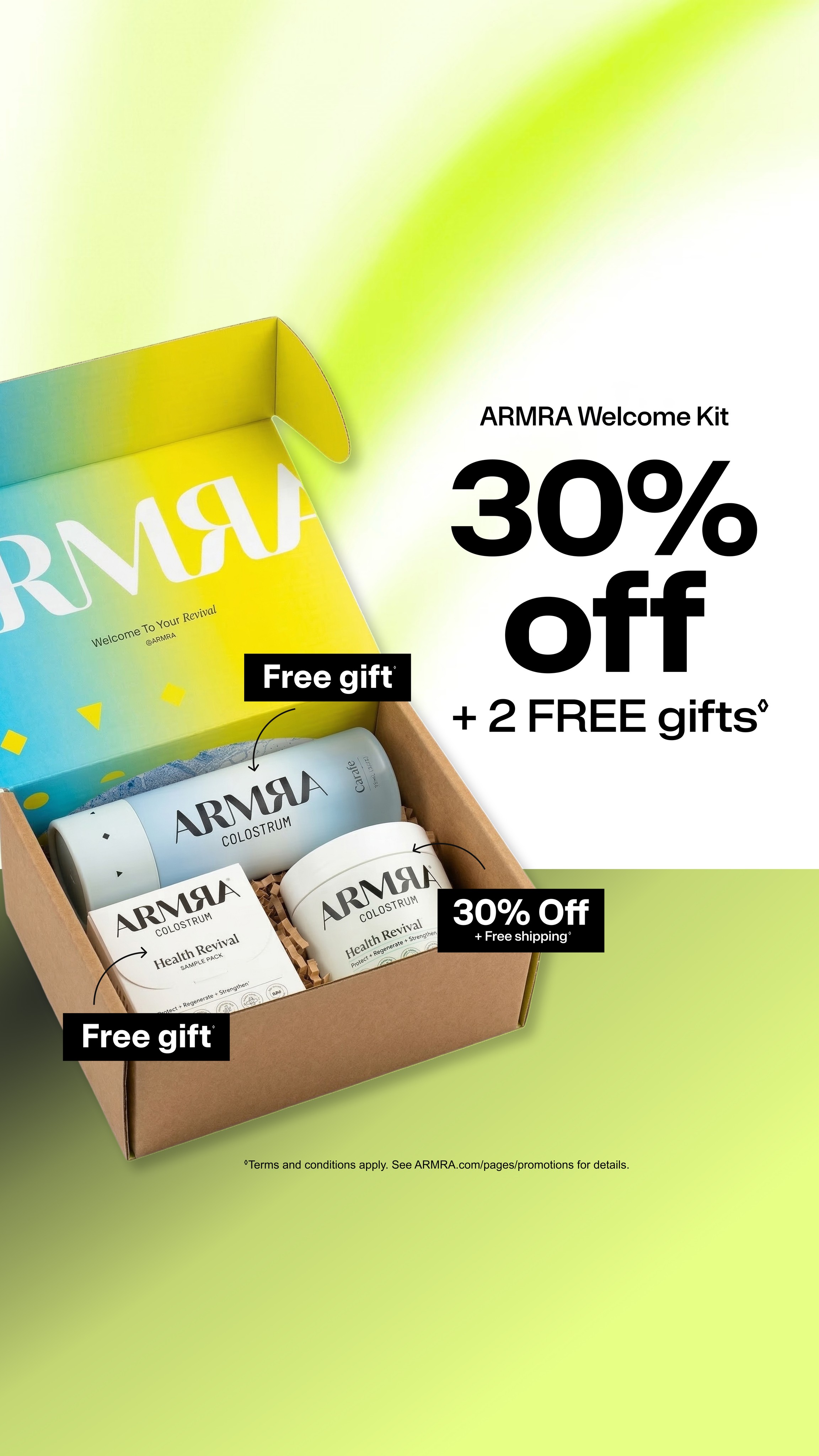 ARMRA Facebook ad