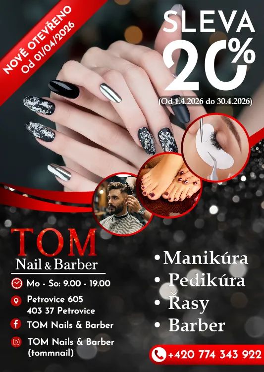 TOM Nails & Barber Facebook ad: Hallo liebe Kundinnen und Kunden, unser Geschäft öffnet…