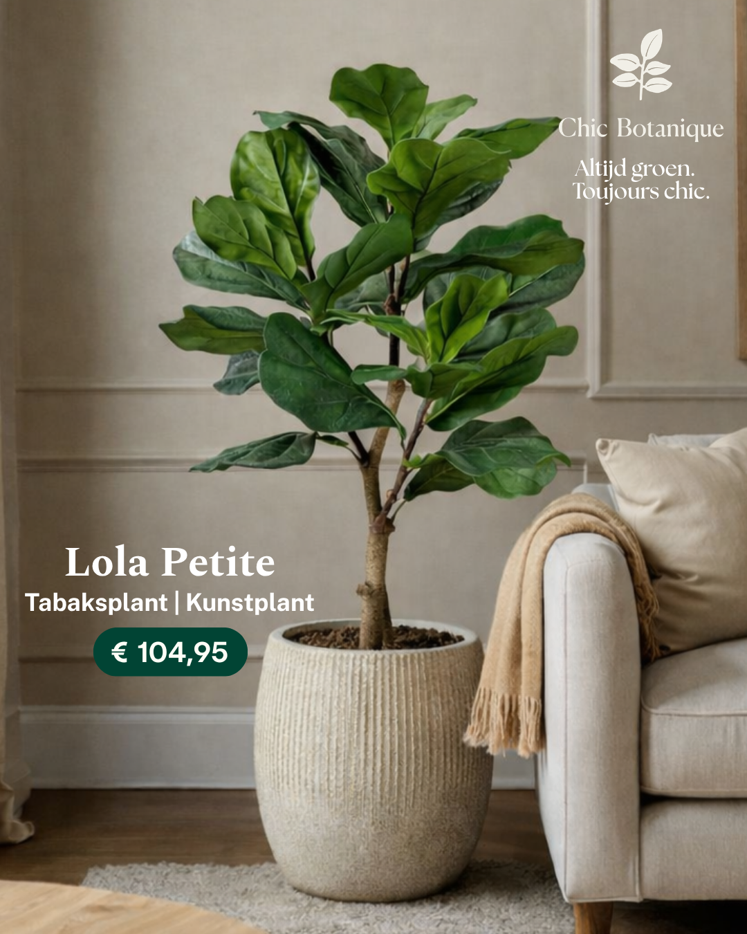Chic Botanique Facebook ad