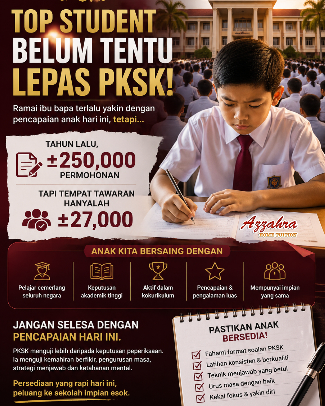 Azzahra Home Tuition HQ Facebook ad