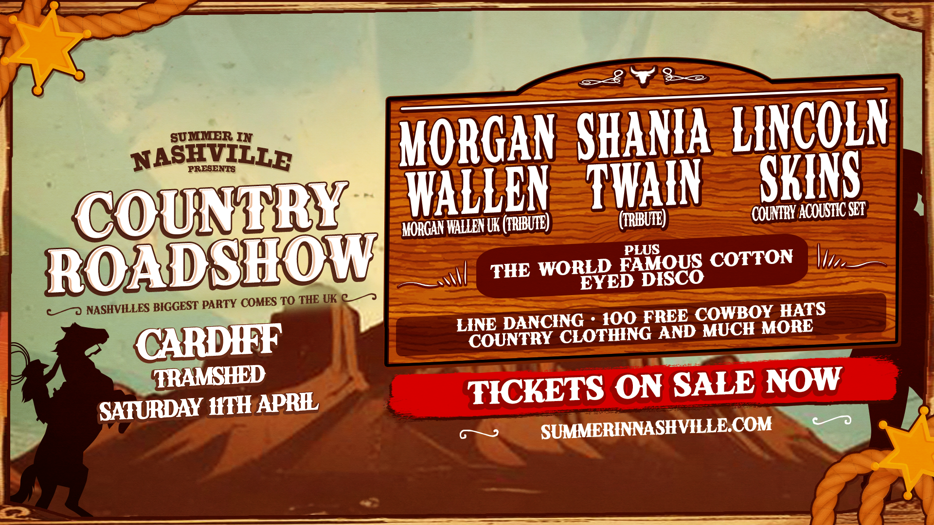 Country Roadshow - Cardiff Facebook ad