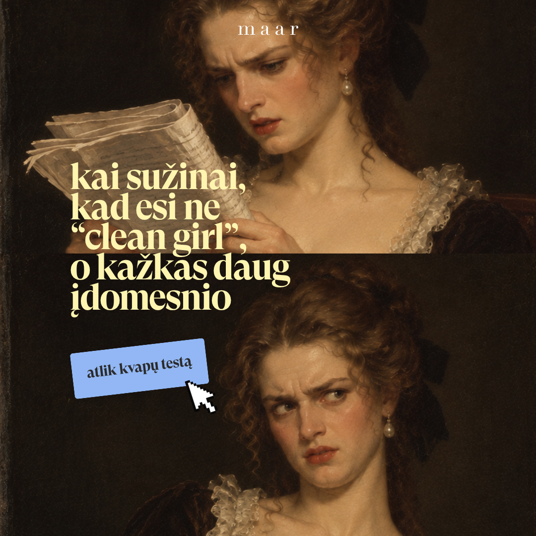maar Facebook ad: Rask savo tipą.