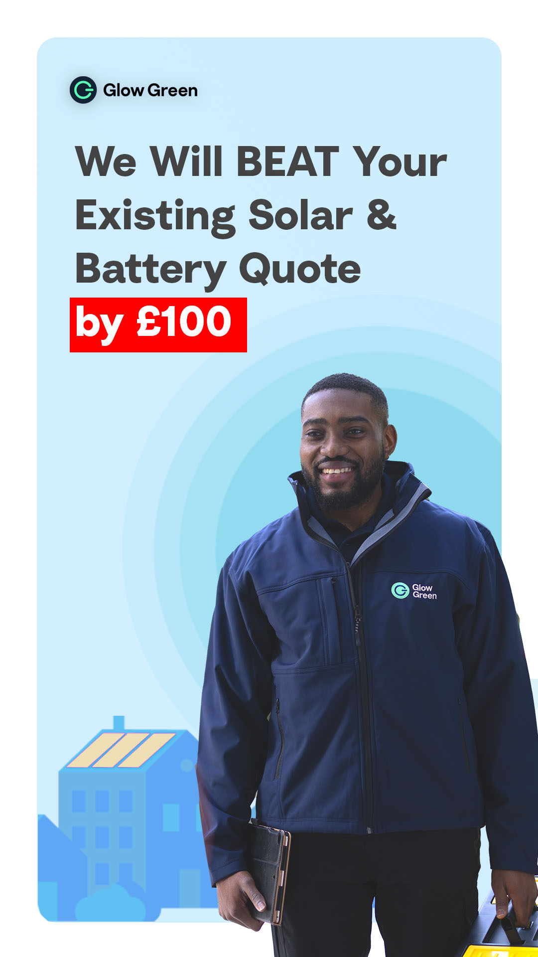 Glow Green Facebook ad