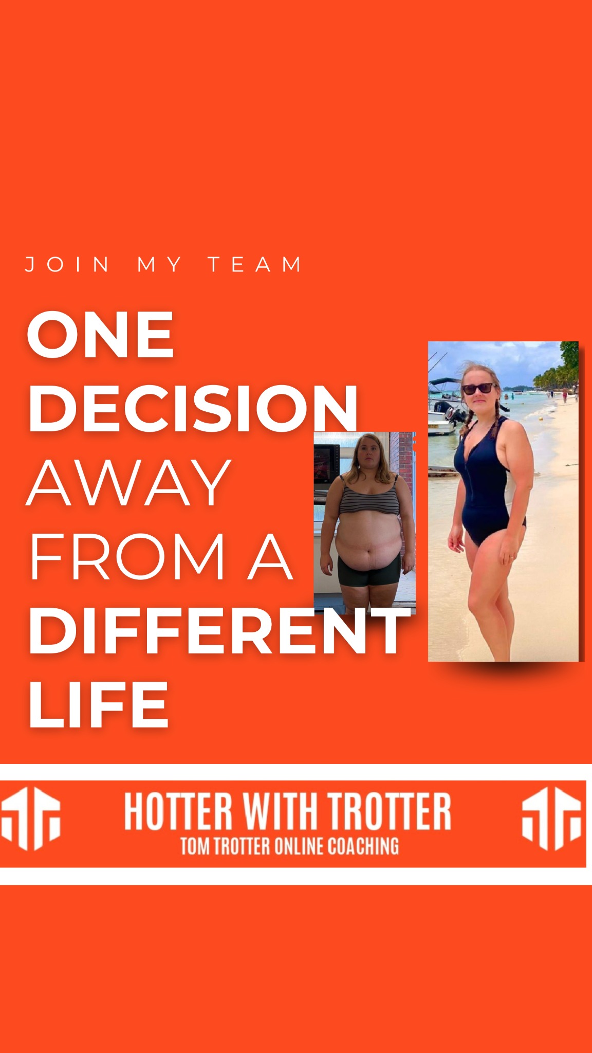 TOM Trotter Facebook ad: Get Lean, Strong & Confident