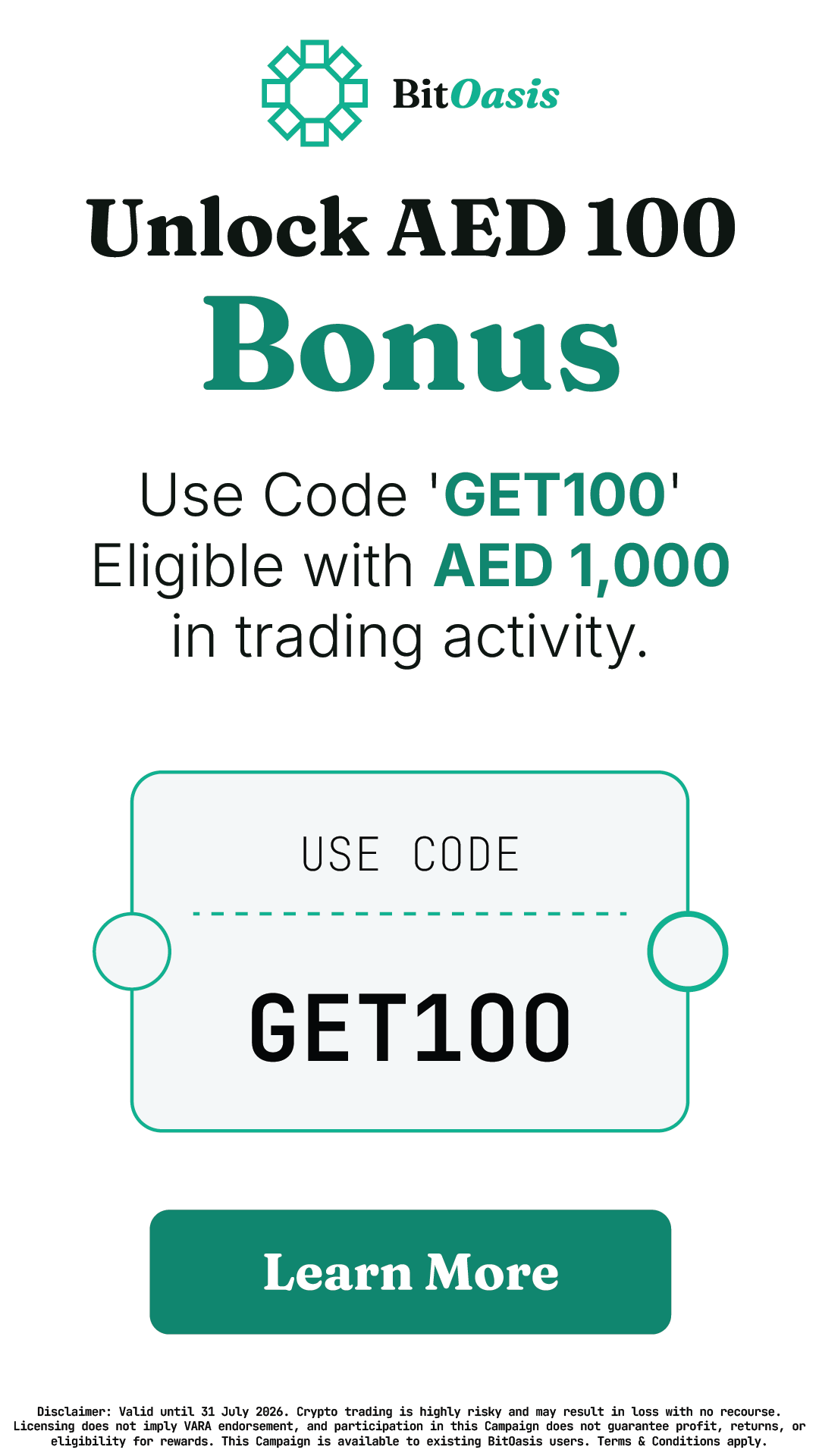 BitOasis Facebook ad